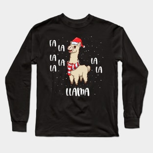 Christmas llama - Fa La La Llama Long Sleeve T-Shirt